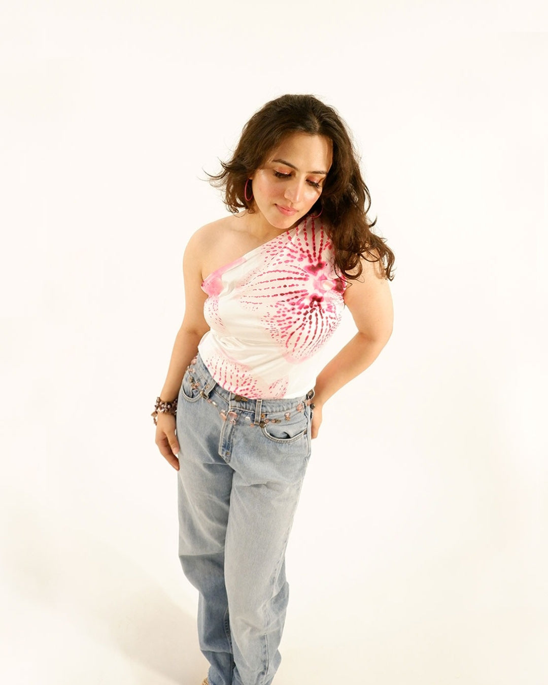 Women One Shoulder Top